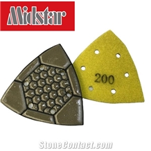 Triangle Resin Diamond Polishing Pad Concrete