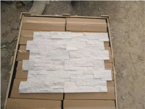 Thin Stone Cladding White Quartzite 40x10cm Price