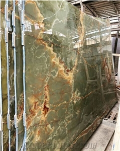 Iran Green Onyx Slabs