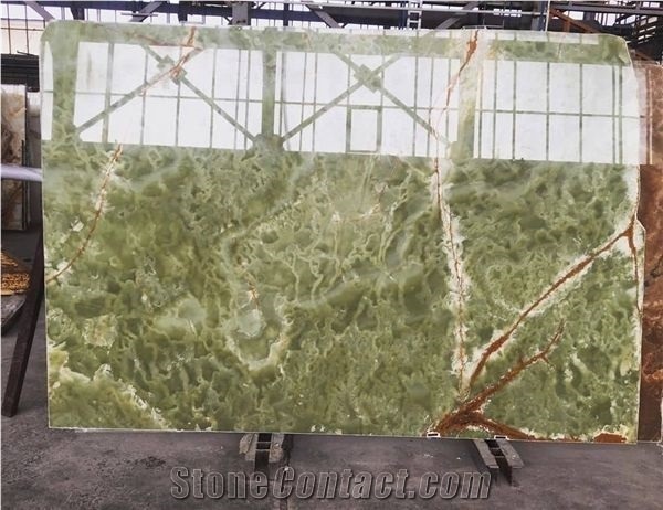 Iran Green Onyx Slabs