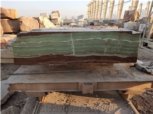 Iran Green Onyx Slabs