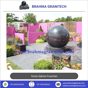 Garden Fountain,Ball Water Feature,Granite Globe