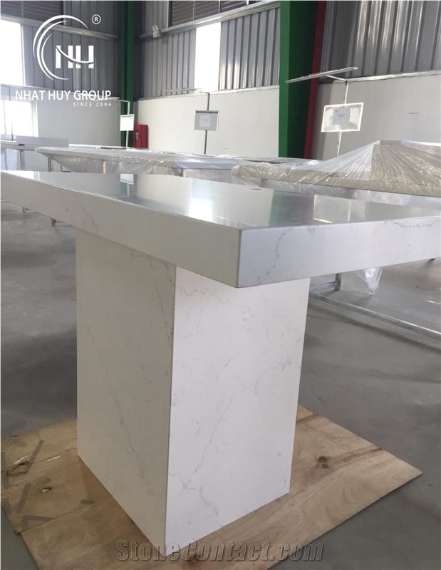 Vq8066 Giotto Table Set Fabicator, Cut to Size Quartz Stone Interior Furniture