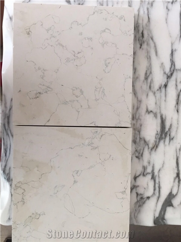 Asiago Perlatino Perlino Bianco Marble Slab Marina