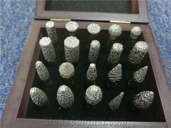 Cnc Machine Diamond Burrs Diamond Engraving Tools Bit Gemstone