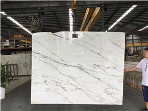 Blanc White Marble Bookmatch Calaccata Slabs&Tiles
