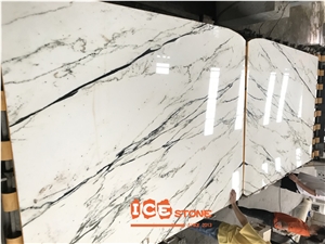 Chinese Mont Blanc Marble Slabs Tiles Veins Marble