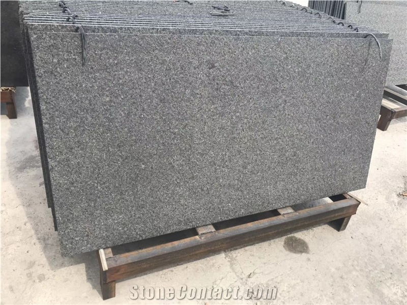 New G684 Black Pearl Granite Slab Tile