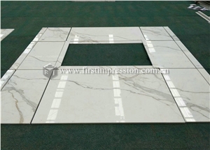 Popular Italy Calacatta White Marble Slabs,Tiles