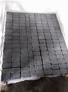 G684 Tumbled Cobblestone Black Basalt Cobblestone