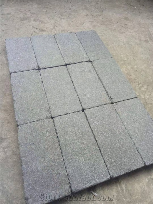 G684 Tumbled Tiles Black Basalt Tumbled Tiles