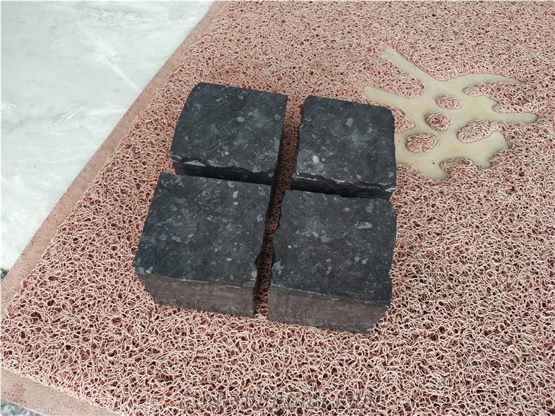 New Black Coral Basalt Flamed Cubes for Sale