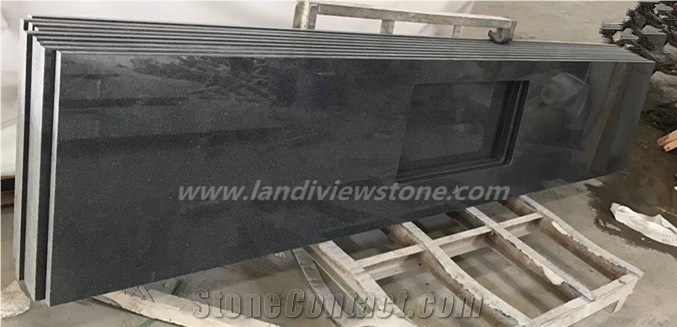 G654 Padang Dark Grey Black Granite Countertop