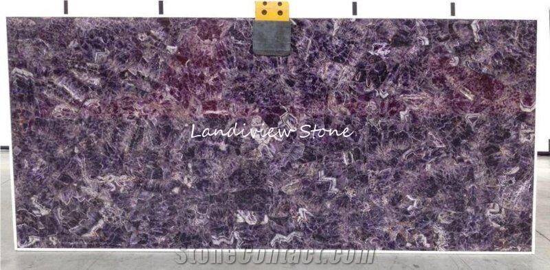 Purple Crystal Amethyst Semiprecious Lilac Grystal