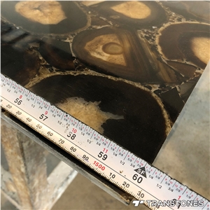 Pakistan Agate Backlit Wall Panel for Table