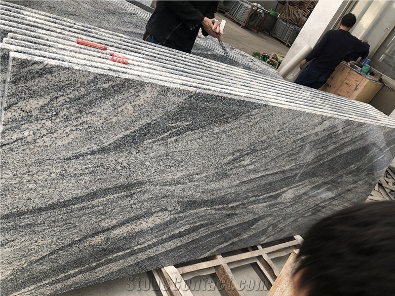 Silver Grey China Juparana Granite Tile Slab