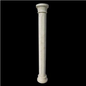 Light Travertine Column