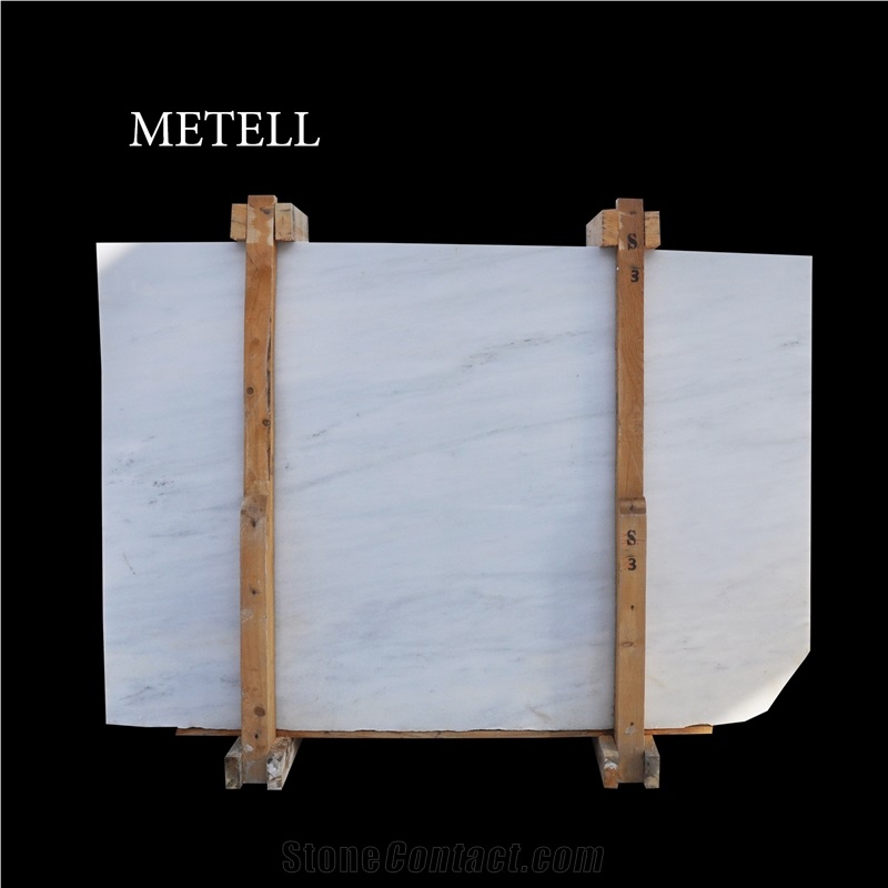 Turkish White Marble, Mugla White , Metell Slabs
