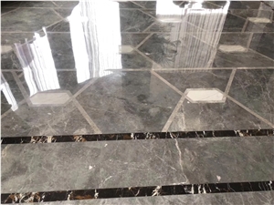 China Hermes Ash Marble Slabs Floor Tiles Paving