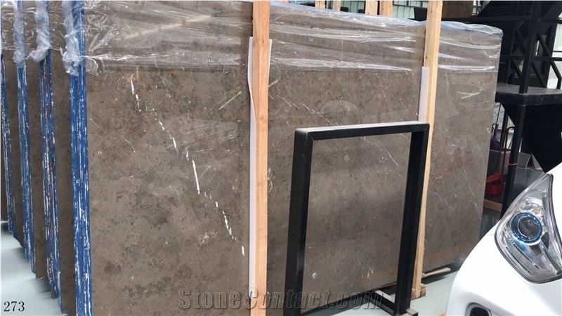 China Latte Grey Marble Slab Wall Floor Tiles