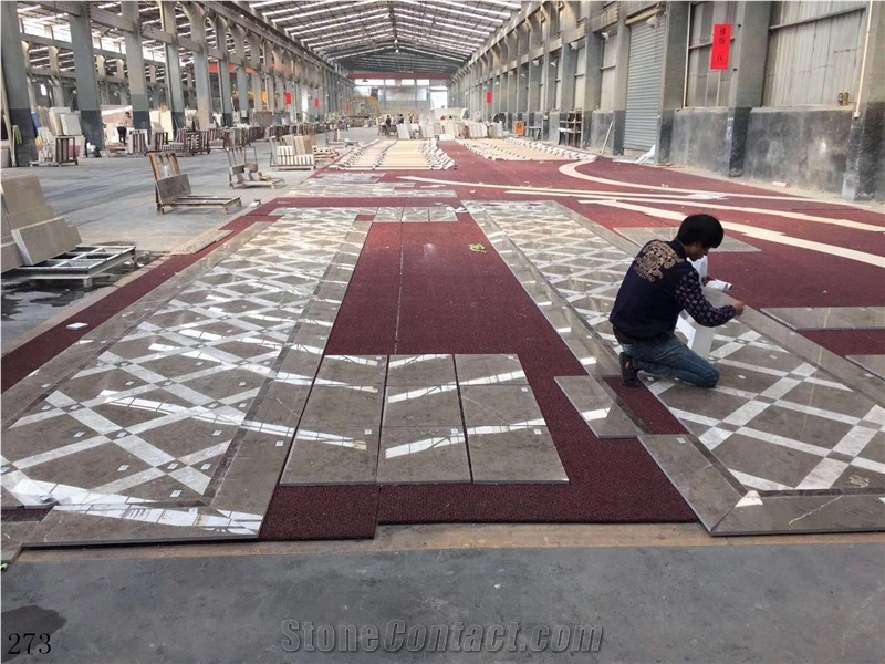 China Latte Grey Marble Slab Wall Floor Tiles