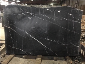 China Nero Marquina Marble Blocks Black Rocks