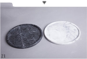 Manufacturers Custom Marble Round Green Plate