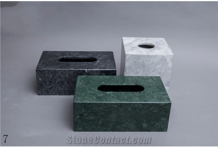 Marble Paper Towel Box Household Decoration