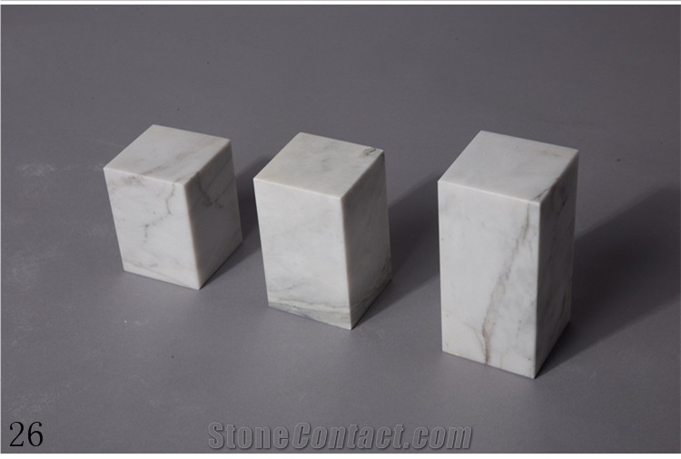 Natural Marble Handicraft Cuboid Base Arrangement