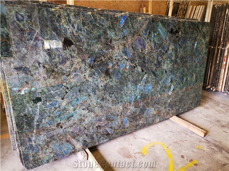 Natural Blue Labradorite Marble Stone Countertops