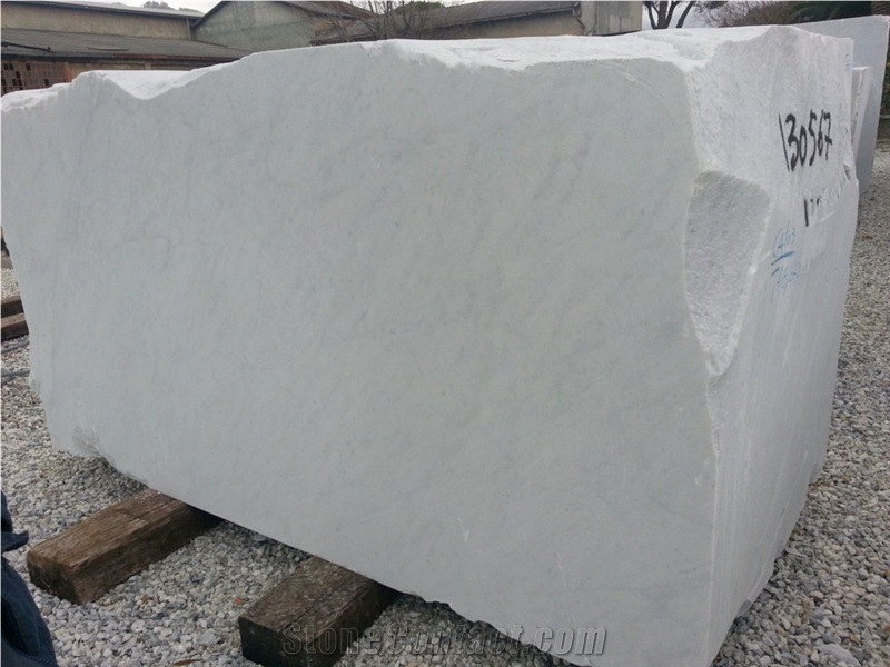 White Carrara Extra, Carrara White Marble Block