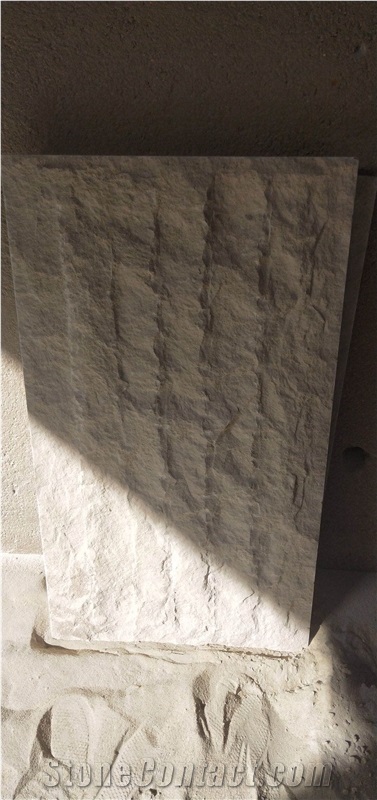Beige Limestone Mushroomed Cladding Tile