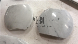 Polished Bianco Carrara Marble Bathroom