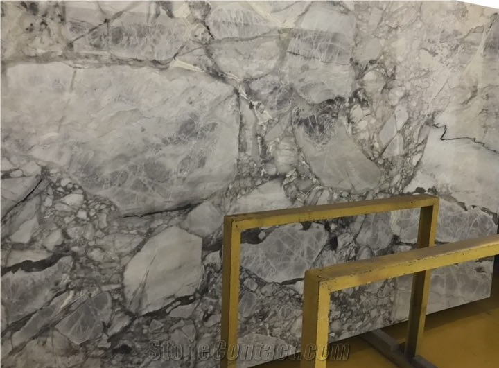 Vitoria Grey Marble Exotic Jumbo Slabs Surface
