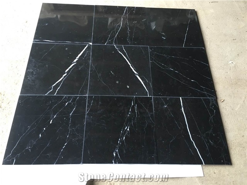 Black Marble Nero Marquina Marble Slab Tile
