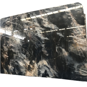 Black Phantom Stone Marble Bathroom Tiles