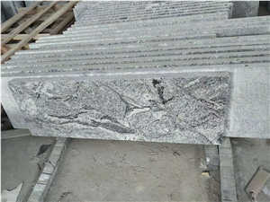 China Grey Juparana Wave Granite Small Slabs