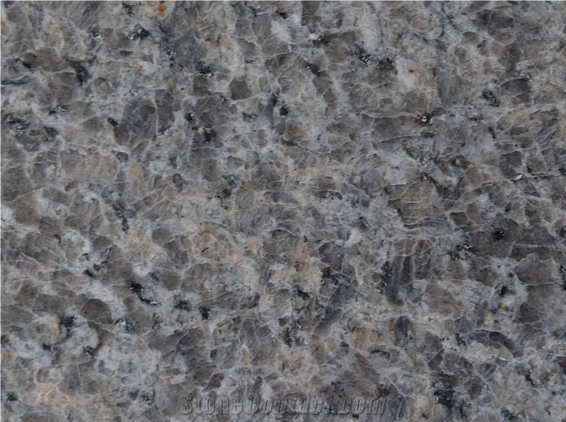 China Polished Amethyst Grey Granite Slab and Til