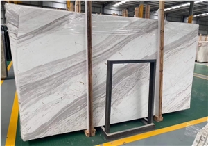 Drama White Marble Big Slabs for Wall Covering