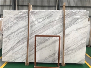 Dramas White Volakas Marble Slabs&Tiles