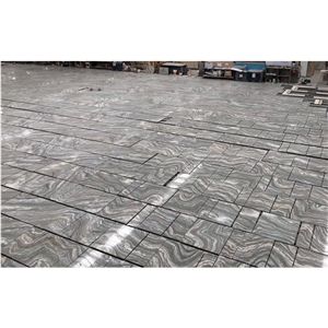 Grey Cloudy Wave Natural Stone Exotic Marble Slabs