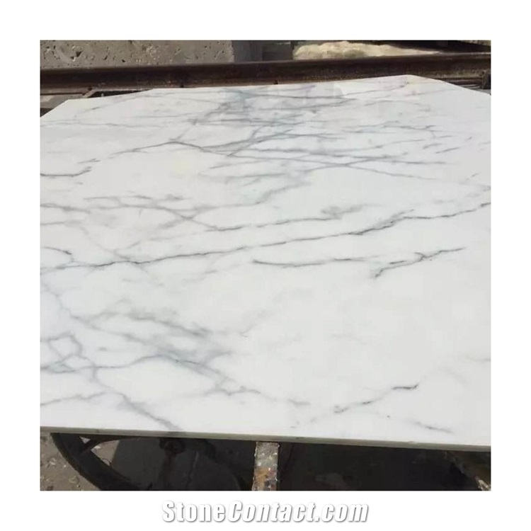 Italy Bianco White Statuario Marble Slabs
