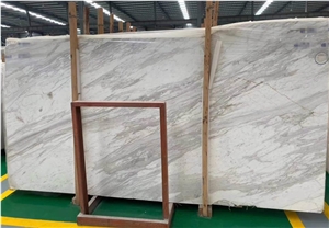Italy Drama White Marble Volakas for Hotel