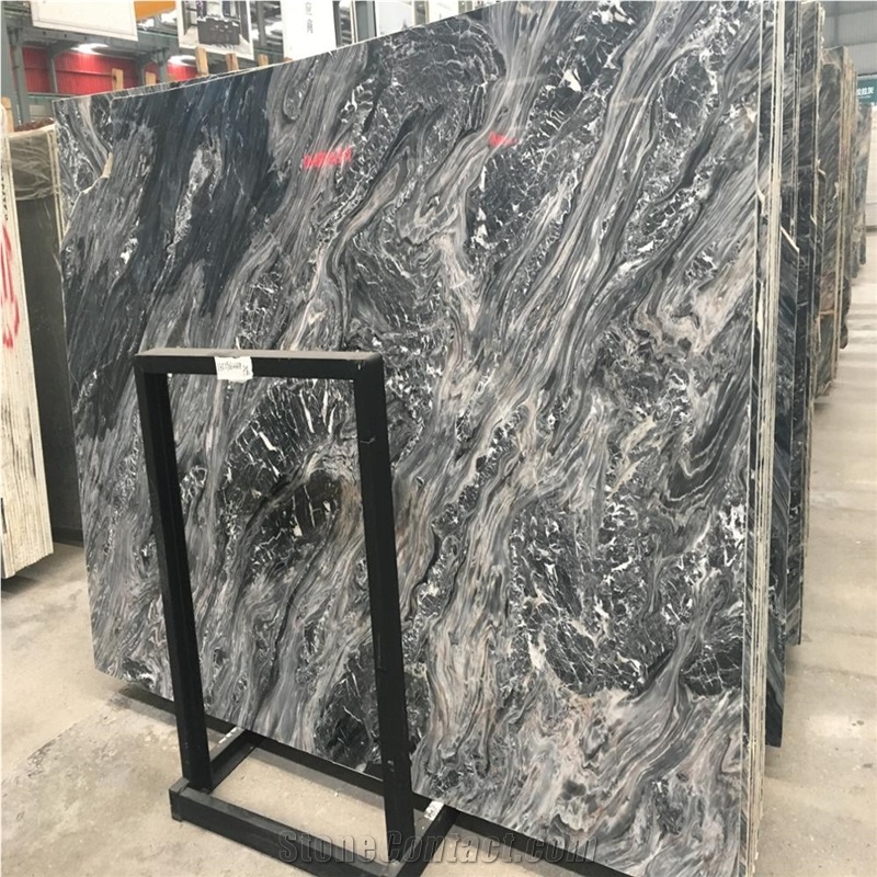 Louis Grey Agate Marble Slabs for Wall Cladding