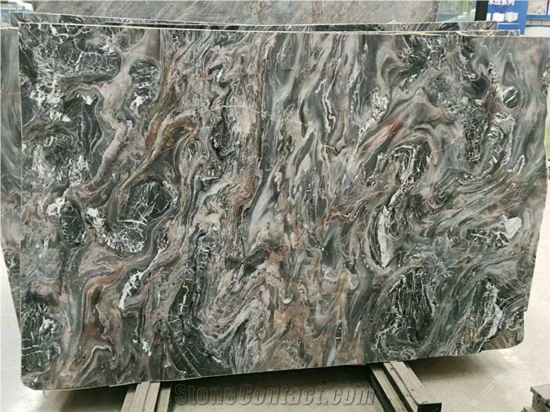 Louis Grey Ash Marble Tiles for Floor Covering
