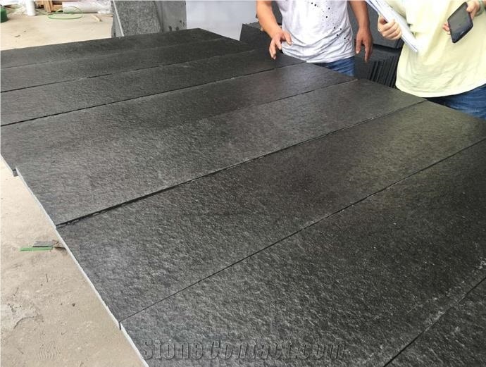 Mongolia Black Granite Ebony G133 Polished Slabs