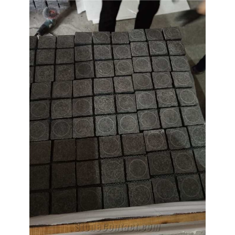 Natural Granite Interlocking Garage Floor Tiles