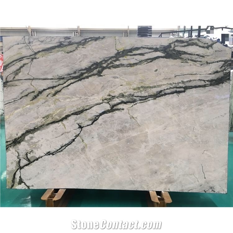 Natural Stone Polished Emerald Green Marble Slabs