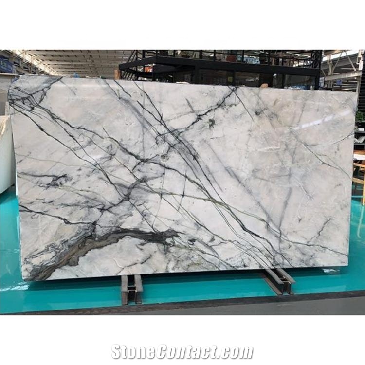 Natural Stone Polished Emerald Green Marble Slabs