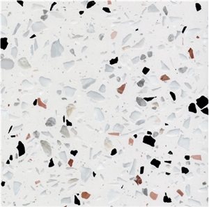 Ns008 Cement Terrazzo,White Terrazzo Slabs,Tiles